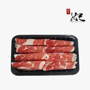 한우비 [냉동] 1+등급 한우암소 차돌박이(슬라이스)500g