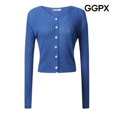 GGPX 바캉스룩 크롭 니트 가디건 (GP4KG022F)