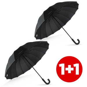 까르벵 (1+1) 까르벵 곡자형 자이언트 70 자동 장우산