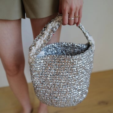 그레이맨션 사이잘 버킷 백 Sisal Bucket Bag from Kenya