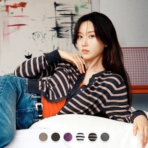 [문가영]  356937 여 12gg 울 혼방 크루넥 긴팔 가디건