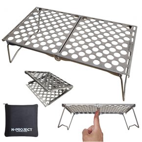 N-project 98g UL TITANIUM TABLE 티타늄 테이블 · 접이식 컴팩트 · 초경량 · 등산 솔로