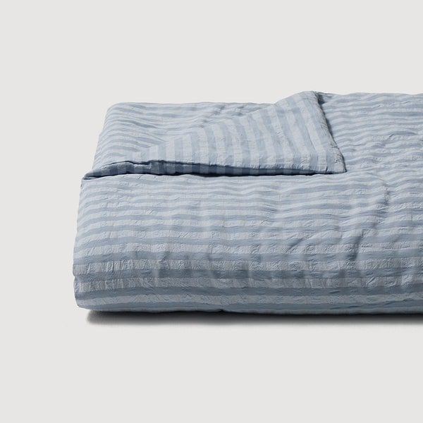 코튼 블렌디드 서커 차렵이불 SS 블루 J606202001251