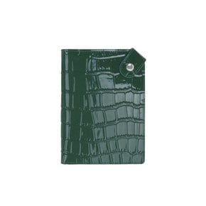 Matiere leather passport wallet Green