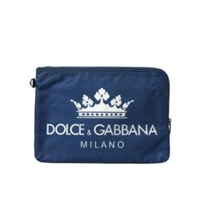 4466350 Dolce  Gabbana DG Milano Print Nylon Pouch Clutch Men Mens Bag