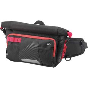 일본 코미네 가방 Komine SA244 13003 Waterproof Waist Bag for Motorcycles 2.8 gal 8 L 블랙/