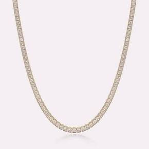 Princess-cut Tennis Necklace GSKA102NYW380