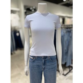 [파주점] [캘빈클라인진]여성 리파인트 립 베이비 반팔 티셔츠 470210G-Q3M