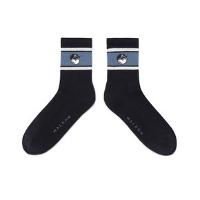 버킷 와펜 베이직 크루삭스 NAVY M6343PSC03NVY