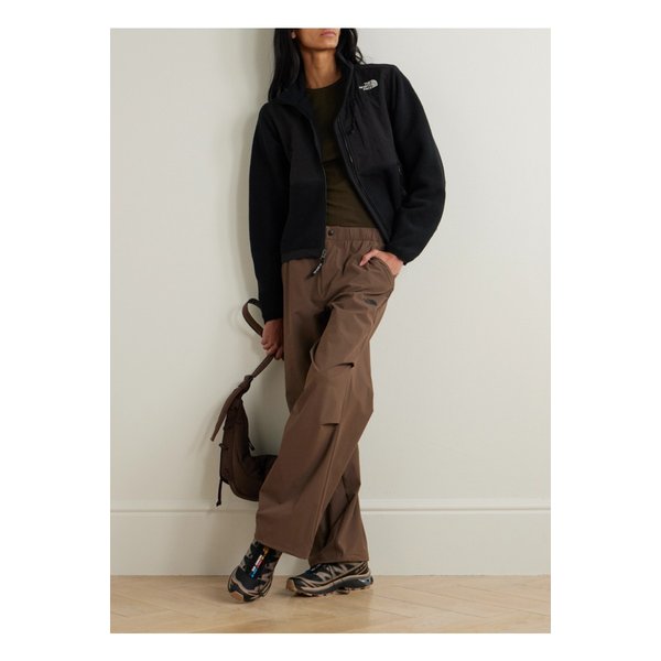 드날리 자수 셸 트리밍 폴라텍® 플리스 재킷 블랙 1647597360122389