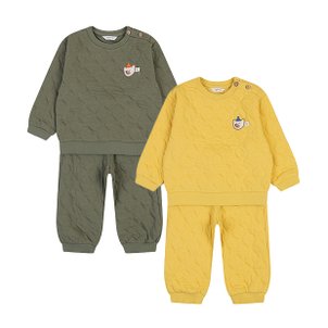 아가방 [아가방 겨울신상]제프삼중지상하(KHAKI,YELLOW)_01R753007