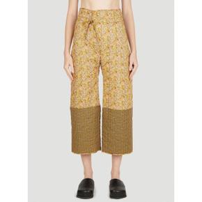 24 FW x Liberty Upholsterer 팬츠 THE UPHOLSTERER TROUSER QUILTED PATCHWORK EDENS AW