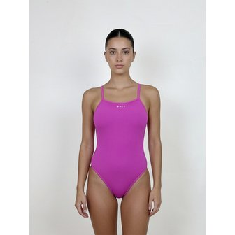 솔트 딥핑크 블루 리버시블 타이백 수영복