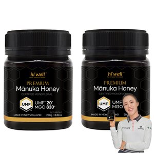 하이웰 마누카 꿀 UMF 20+ 250g 2개 뉴질랜드 MGO 830+ MANUKA HONEY