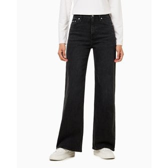 Calvin Klein Jeans [파주점] [캘빈클라인진]CK진여성 와이드핏 하이라이즈 블랙 데님(J224668)
