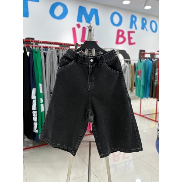 [여주점] 포켓자수데님버뮤다반바지,JHZZ81414
