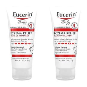 미국직구 Eucerin 유세린 베이비 엑지마 릴리프 플레어 업 트리트먼트 57g 2팩