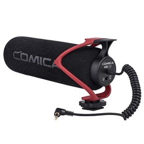 COMICA CVM-V30 LITE[TRSTRRS & SLR SONYNikonCanoniPhone 외장 마이크 원터치 전환]건 마이크