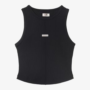 [노스페이스 공식] NT7VR30J 화이트라벨 여성 소프트 웨이브 슬리브리스_BLACK