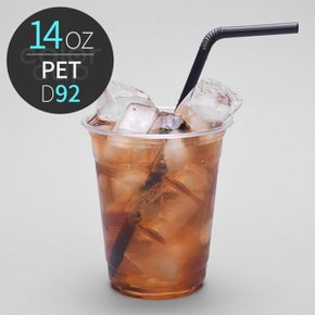 PET 420ml (14oz) D92 아이스 음료 투명컵 1000개