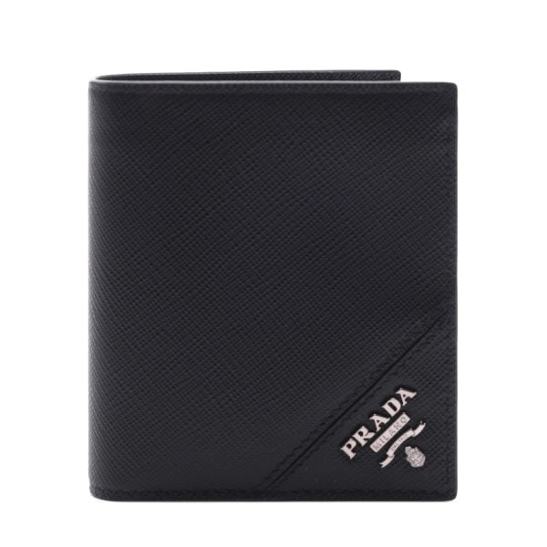 [부산점] [프라다] 26SS 남성 사피아노 메탈로고 반지갑 (2MO004 QME F0002 26S)