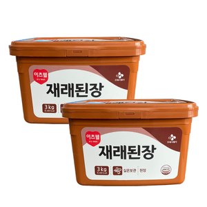 CJ프레시웨이 [이츠웰]재래식된장 3kg 2개