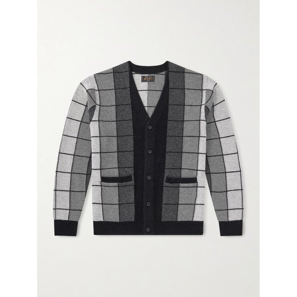 빔스 체크 울 가디건 46376663163004927