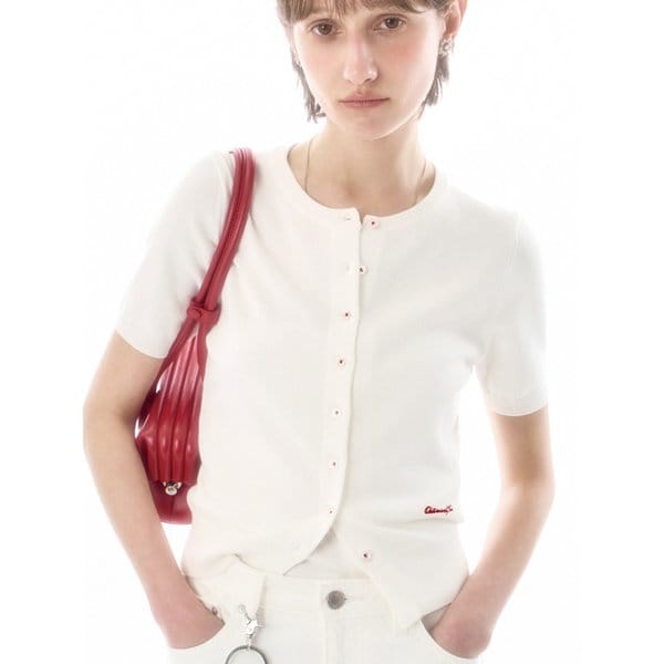 BAISIC ROUND CARDIGAN  & BUSTIER SET IV