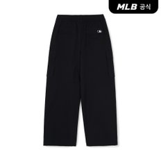 [코리아공식] 여성 바시티 카고 핀턱 와이드 팬츠 NY (Black)