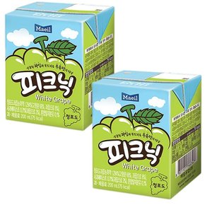 청포도 주스 매일 피크닉 200ml 24팩 사과 과수원