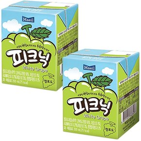 청포도 주스 매일 피크닉 200ml 24팩 사과 과수원