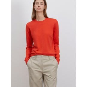 CLASSIC SILK KNIT_ORANGE RED