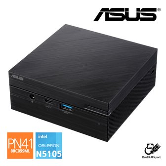 ASUS PN41-BBC099ML N5105 (베어본PC) 미니PC 듀얼랜 인텔 셀러론 사무용 산업용