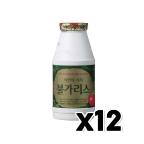 자연의시작 불가리스 사과 유산균음료 150ml x 12개