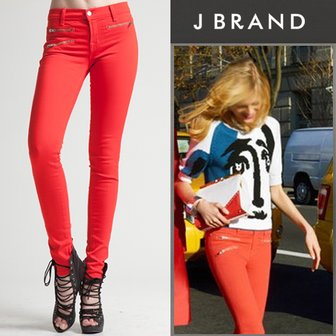 제이브랜드 Mid Rise Denim Jean Zoey_Lipstick