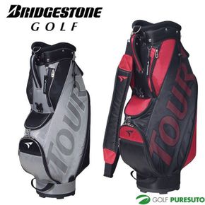 BRIDGESTONE GOLF 브리지스톤 골프 9.0형 투어 스테이지 캐디백 CBTV26 BR(블랙/레드)