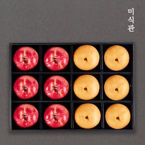 [9/2 순차출고]프리미엄 사과+배 선물세트 1호(특대사과400*6과+배620g*6과)총6.1kg