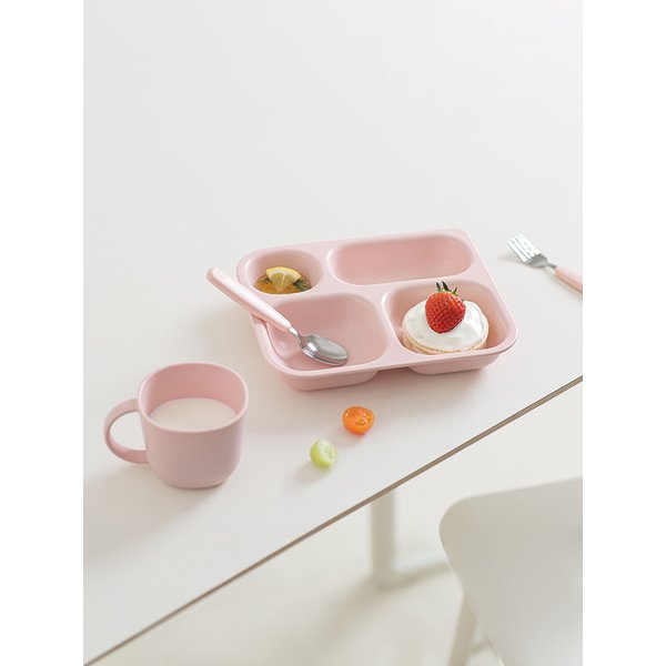 네모 에코젠 유아 4구 식판