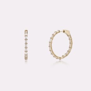 Baguette Hoop Earrings GJRB113EYW000