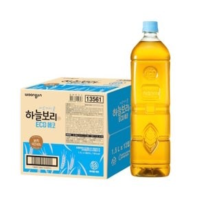 하늘보리 에코 1.5L펫 X 12입 무라벨(유/무라벨 랜덤)