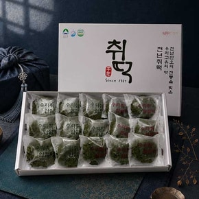 [푸드맛남] 강원도 정선 수리취 인절미/찹쌀떡 혼합 60개(총3kg/실속포장)