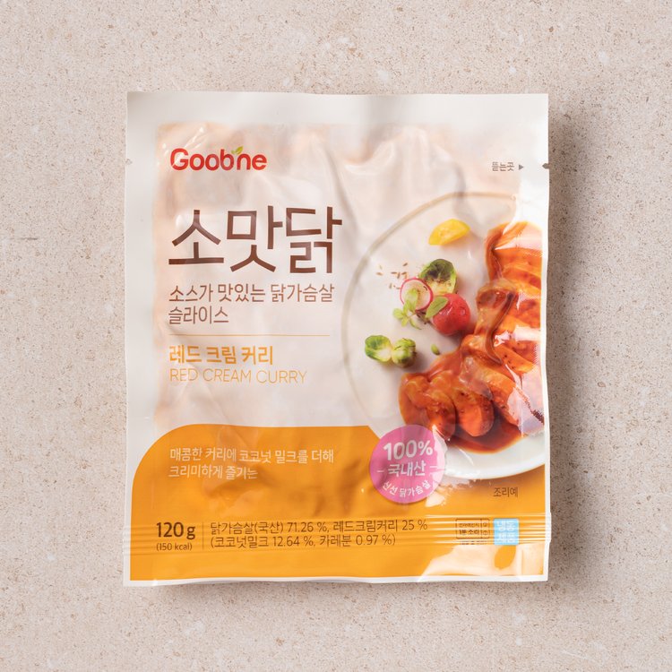 굽네 소스가 맛있는 닭가슴살 슬라이스 레드크림커리 120G, 믿고 사는 즐거움 Ssg.Com