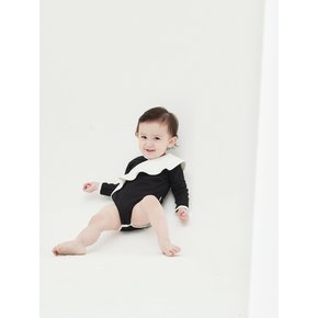 Ruffle Bodysuit SET (Black)