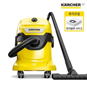 진공청소기 WD4 V Acc Pack 20L대용량 업소용 사무용 가정용 건식 습식 이사 개업선물