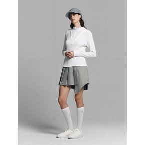 [2차]언발란스 울 플리츠 스커트