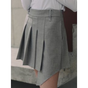 [2차]언발란스 울 플리츠 스커트