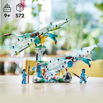 보드엠 레고 LEGO Avatar Jake & Neytiri First Banshee Flight 75572, Pandora Movie Set