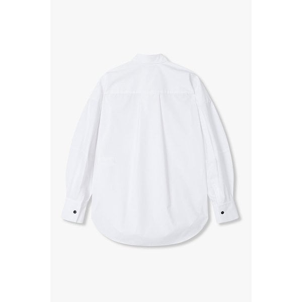 랜덤 턱 디테일 코튼 셔츠 EN15107023000