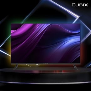 FHD QLED 24인치 TV 모니터 구글 스마트 티비 블랙에디션 넷플릭스 유튜브 캠핑 카라반