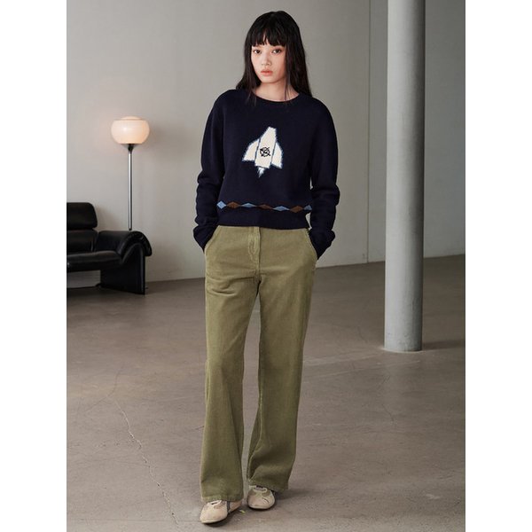 Classic Corduroy Pants  Olive (KE5X21M02J)